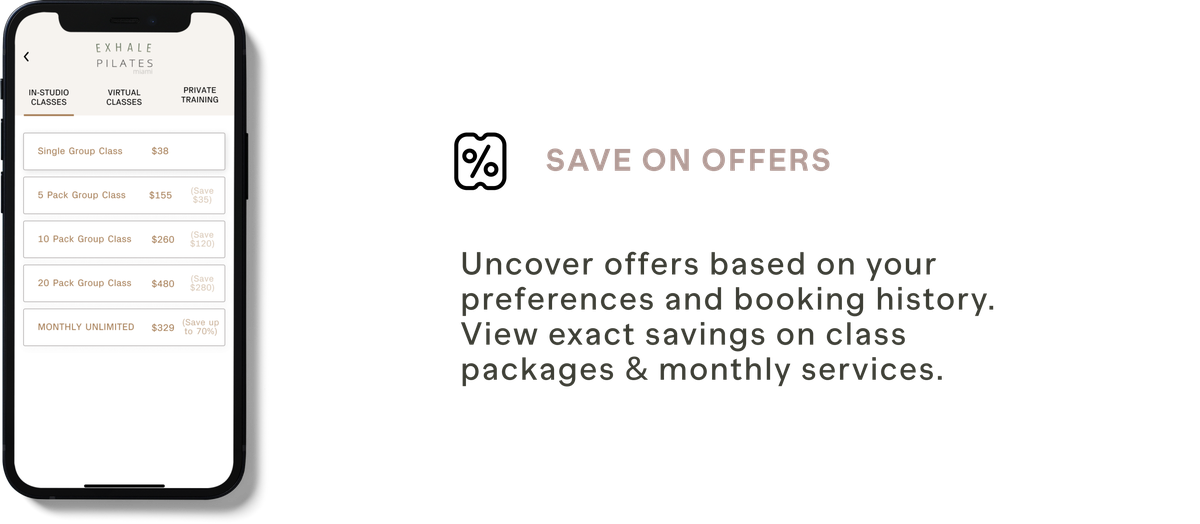 Save on offers: uncover offers based on your preferences and booking history